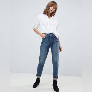 NWT Selected Femme Mom Fit Jean